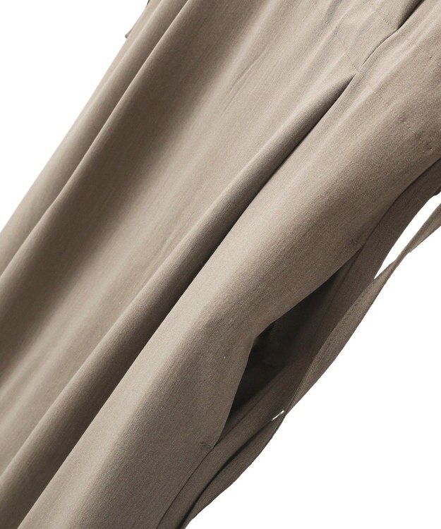 CRAFT STANDARD BOUTIQUE サイドギャザージャンパースカ－ト Gray Beige