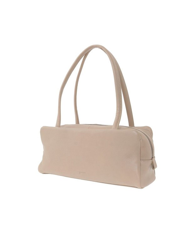 genten ゴートベーシック 横長ボストンバッグ サンドベージュ