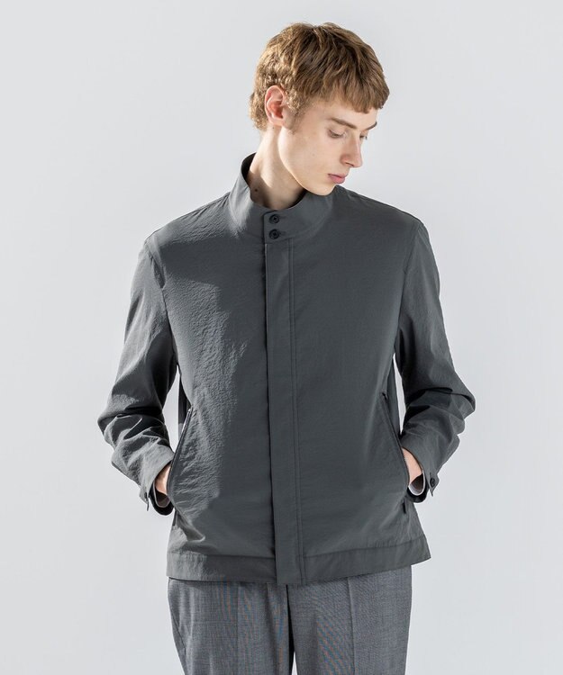 JOSEPH HOMME 新素材【ストレッチ】グレインウェーブストレッチ / ブルゾン ダークグリーン系