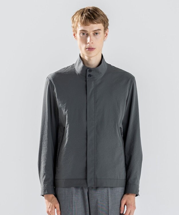 JOSEPH HOMME 新素材【ストレッチ】グレインウェーブストレッチ / ブルゾン ダークグリーン系