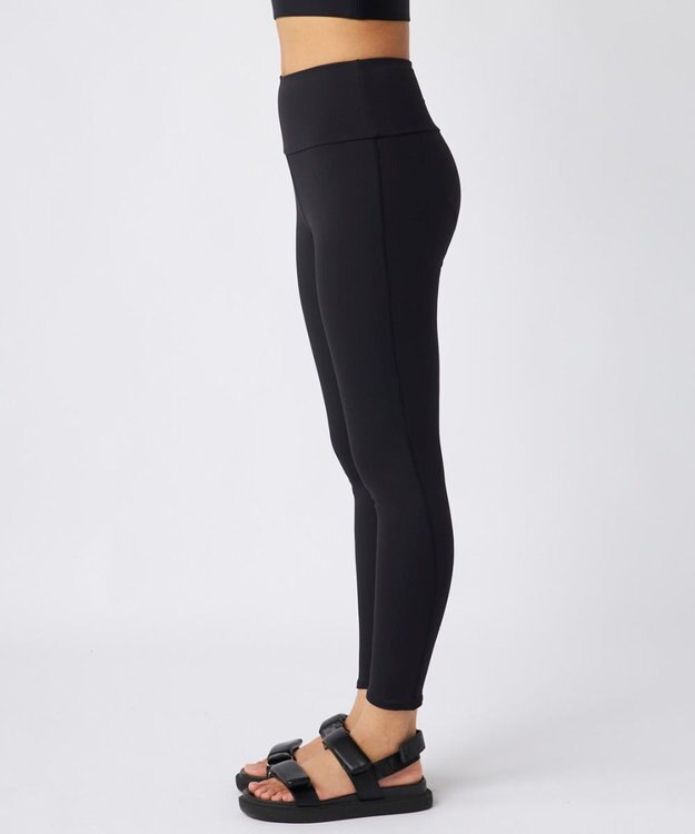 OP／FILA 【Ocean Pacific】バックフリルラッシュガード  レギンスセットウェア チャコールグレー