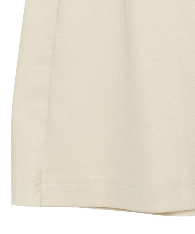 JOSEPH 【洗える】ポプリンジャージー　キャップスリーブティーシャツ Seashell