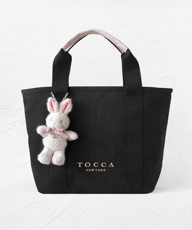 TOCCA 【ぬいぐるみチャーム付き】TOCCA AMICO CANVAS TOTE キャンバストート [新色]ブラック系5