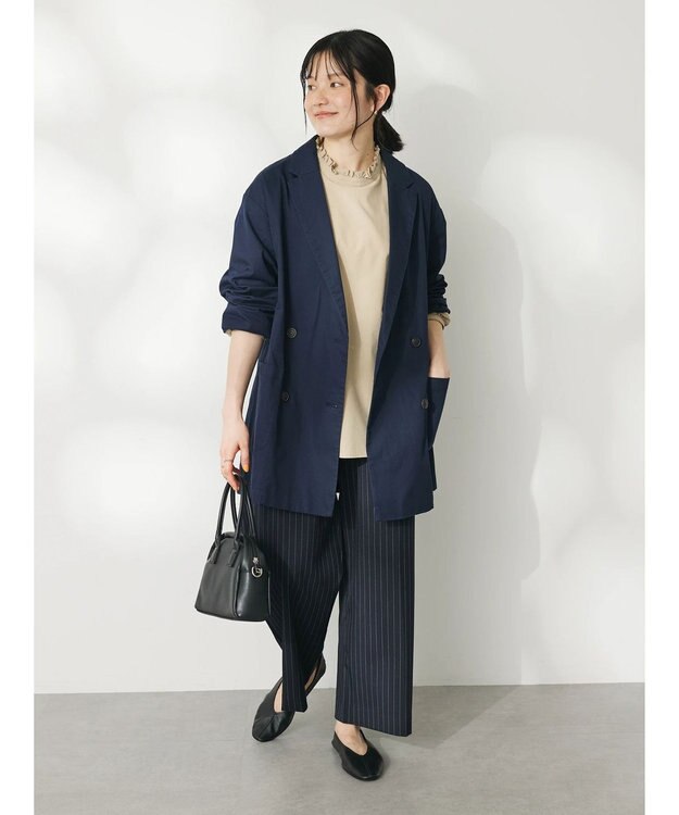 CRAFT STANDARD BOUTIQUE 衿フリルブラウス Off White