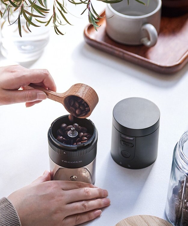 YAMATO テーブル＆キッチン 【レコルト】コードレスコーヒーグラインダー  ブラック  RCM-3(BK) ブラック