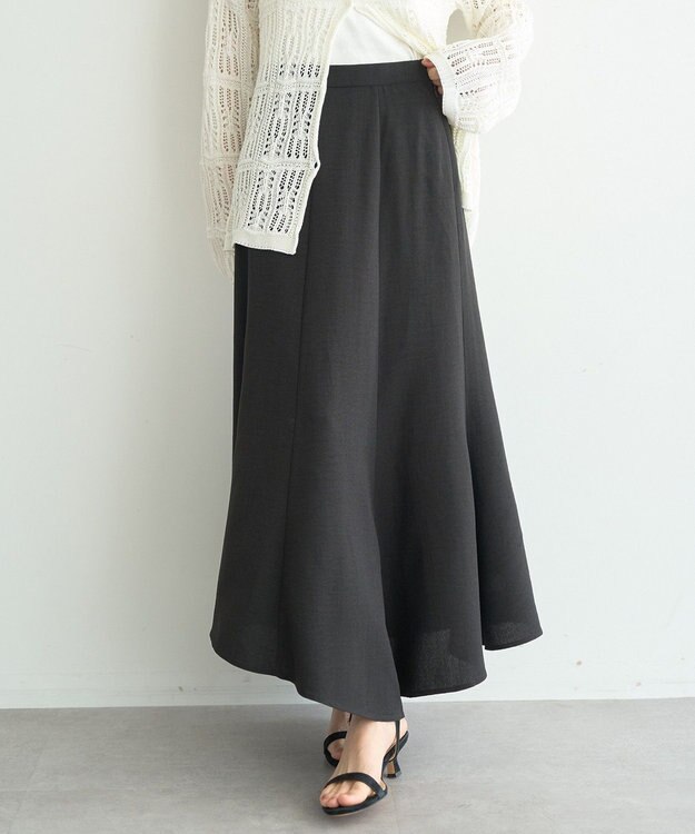 earth music&ecology 【セットアップ対応】キリカエフレアスカート Black