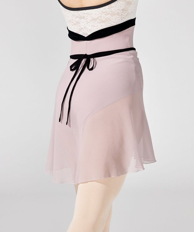 Chacott 巻きスカート グレイッシュローズ