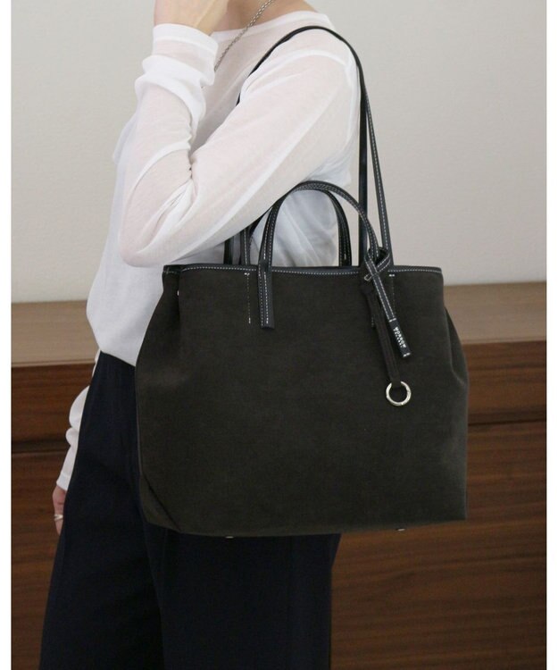 MORROW by thank 【A4サイズ収納可/軽量】VIVIAN OBLONG ASスエード　ブラウン