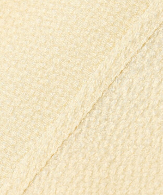 ANY サッカーギャザーバックペプラムブラウス イエロー