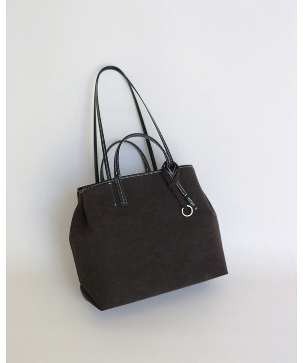 MORROW by thank 【A4サイズ収納可/軽量】VIVIAN OBLONG ASスエード　ブラック