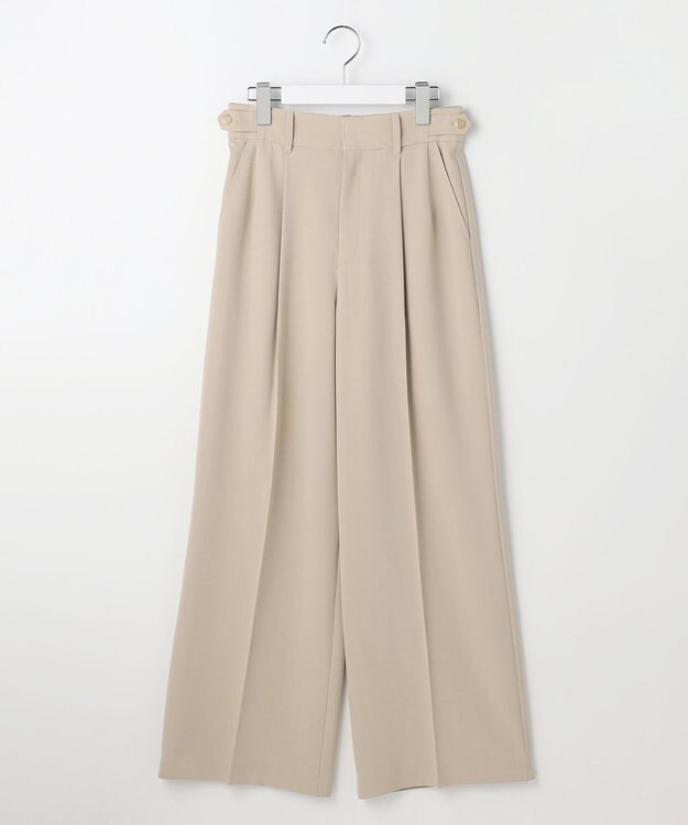 ANY SIS アーバンクールタッチ パンツ ライトベージュ