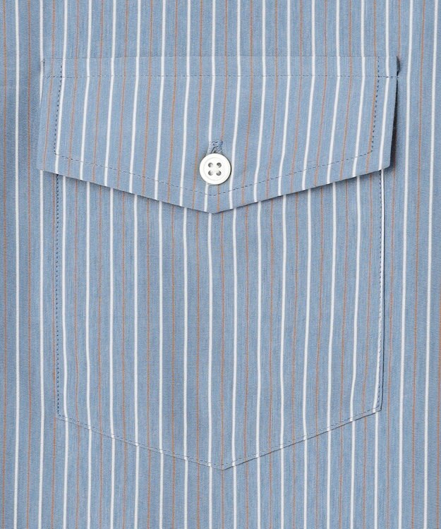 J.PRESS MEN 【KANEMASA JERSEY】ストライプボタンダウン シャツ ダルブルー系1
