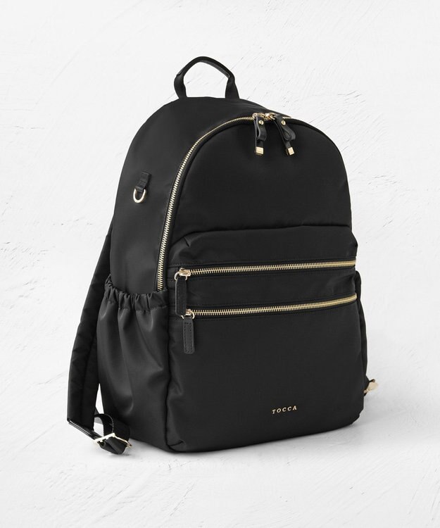 TOCCA 【撥水・A4サイズ対応】ET RUE BACKPACK バックパック ブラック系