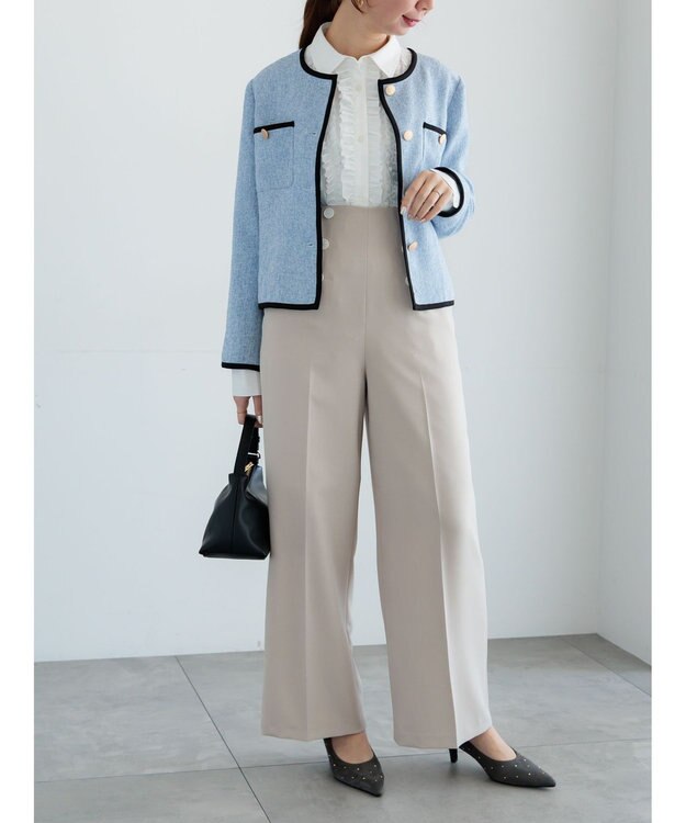 Te chichi パウダーツイルマリンスラックス《2026 spring catalog item》 ベージュ