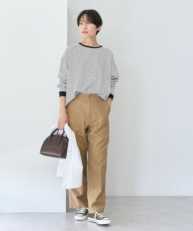 AMERICAN HOLIC ドロップショルダーカットプルオーバー Border