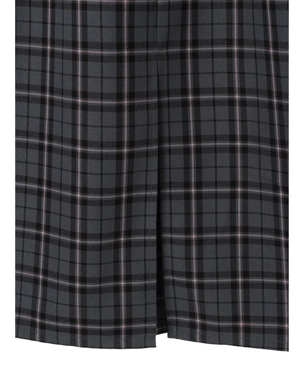 earth music&ecology チェックナロースカート Check Gray