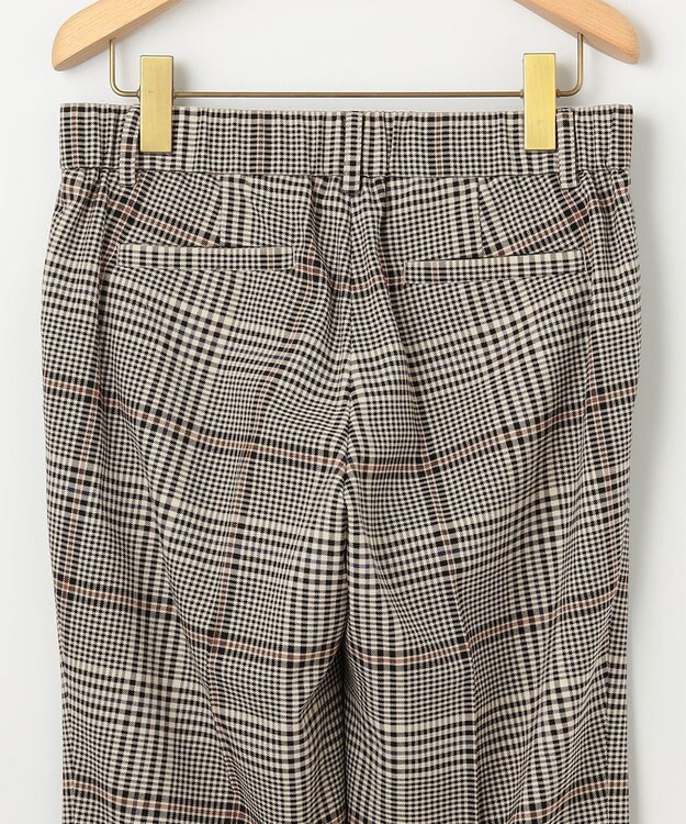 組曲 【WEB限定】T/Rツイルストレッチ テーパードパンツ ベージュ系3