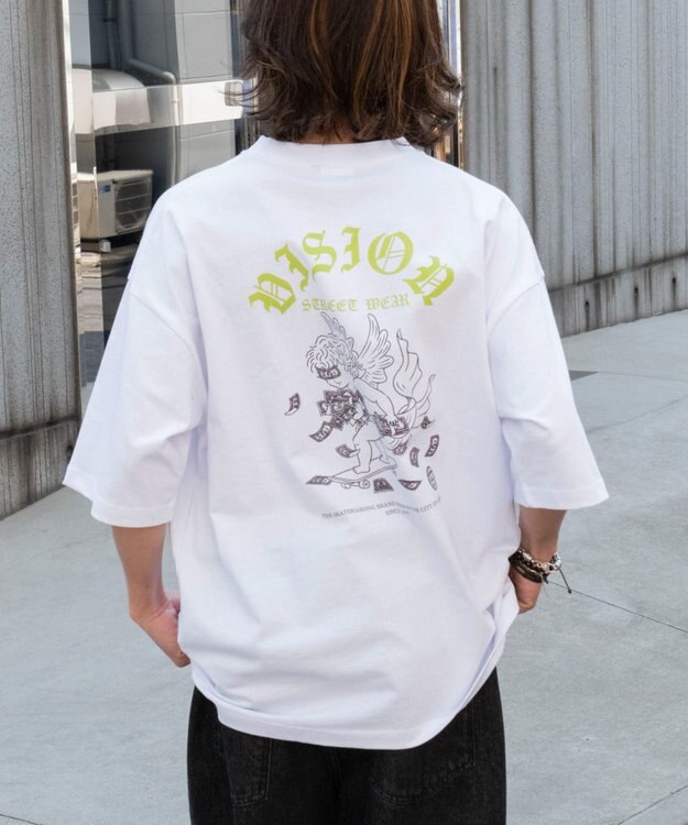 WEGO 別注VISIONエンジェルグラフィックT（SS） ホワイト