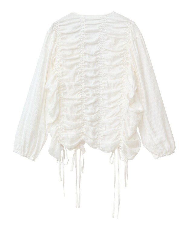 Green Parks ■ＥＳＣＡＲシアーギンガムシャーリングカーディガ Off White