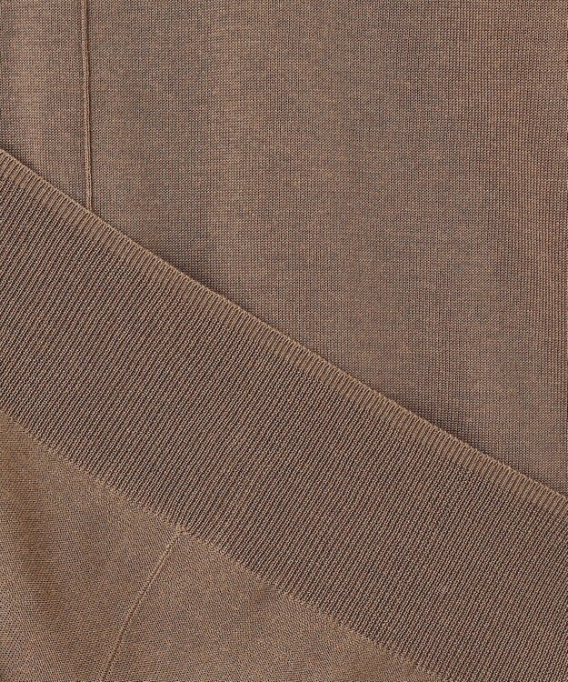 ICB 【洗える】 ウールアセテートハイゲージ カーディガン モカ系