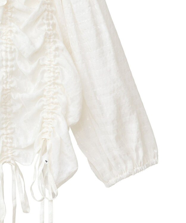 Green Parks ■ＥＳＣＡＲシアーギンガムシャーリングカーディガ Off White