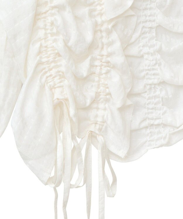 Green Parks ■ＥＳＣＡＲシアーギンガムシャーリングカーディガ Off White