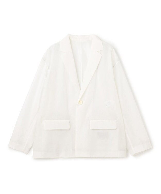 uncrave 【久慈暁子さん着用】シアー オーガンジー シャツ ジャケット オフ（久慈暁子さん着用）