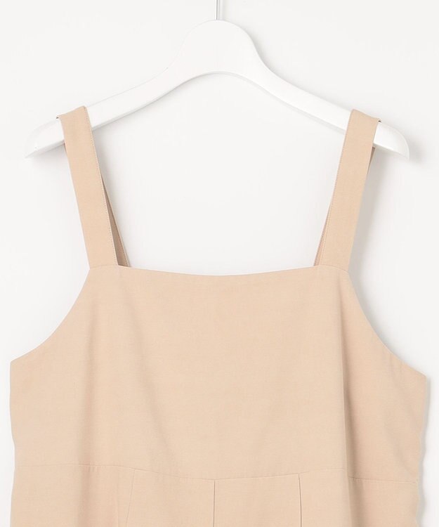 Feroux 【洗える】バックリボン オールインワン ベージュ系