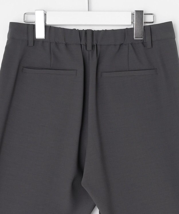 J.PRESS LADIES L 【セットアップ対応・洗える】RELAXIONツイル テーパード パンツ スレート系