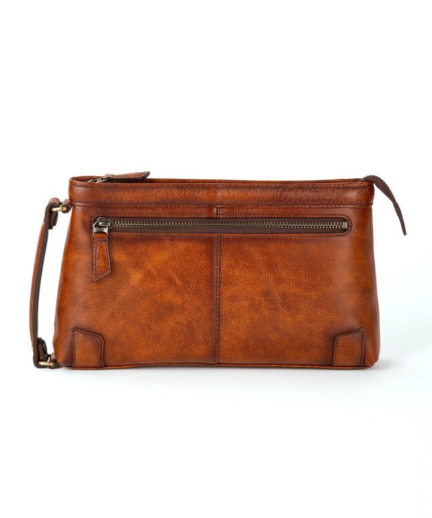 ACE BAGS & LUGGAGE LO HOMME PRESSE アルカイック 本革 日本製 セカンドバッグ 71867 ロ・オム・プレッセ ブラウン