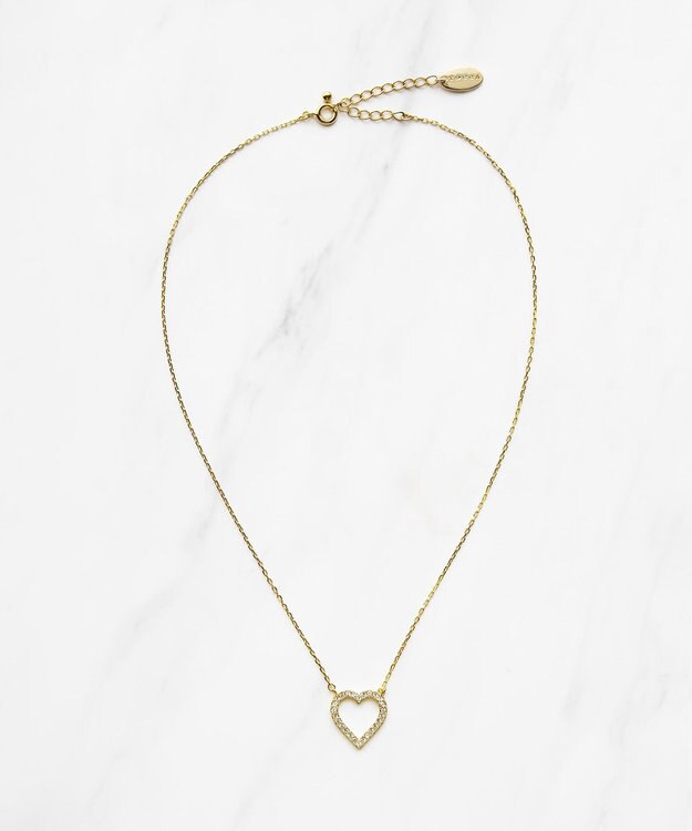 TOCCA WISH IN HEART NECKLACE ネックレス ゴールド系