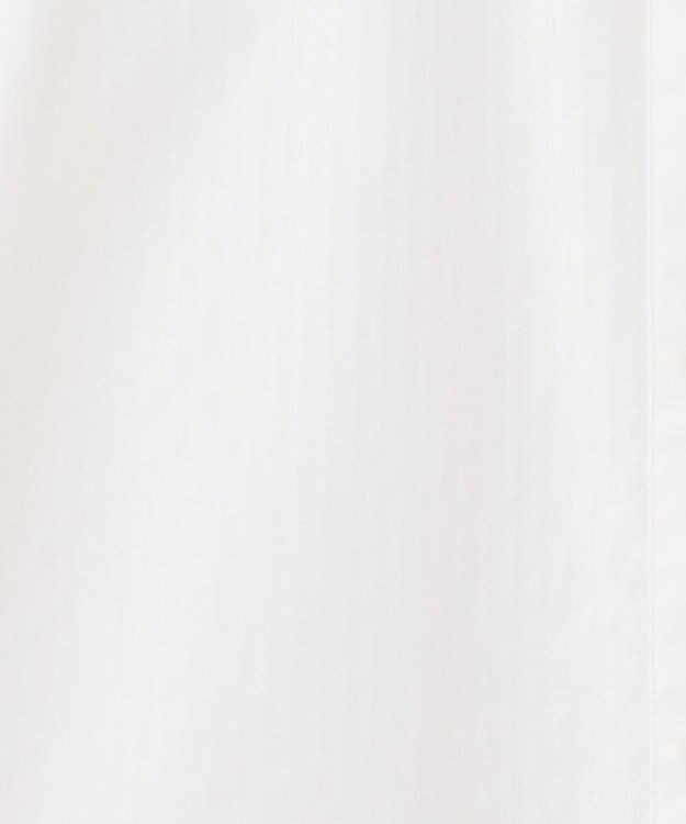 J.PRESS LADIES 【洗える】 コンパクトコットン ストライプ バンドカラー ブラウス ホワイト系