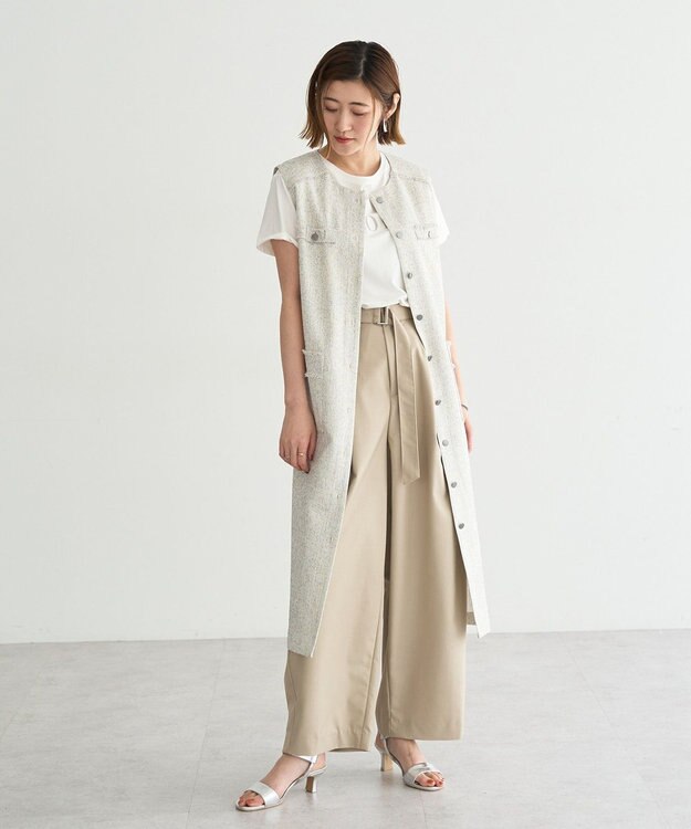 YECCA VECCA 【接触冷感】ロゴTee Beige