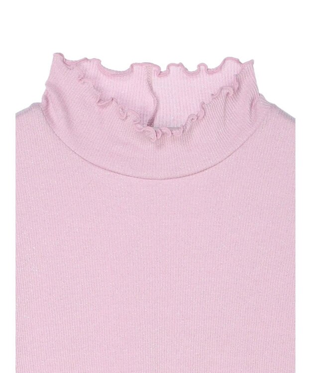 earth music&ecology ラメハイネックプルオーバー Pink