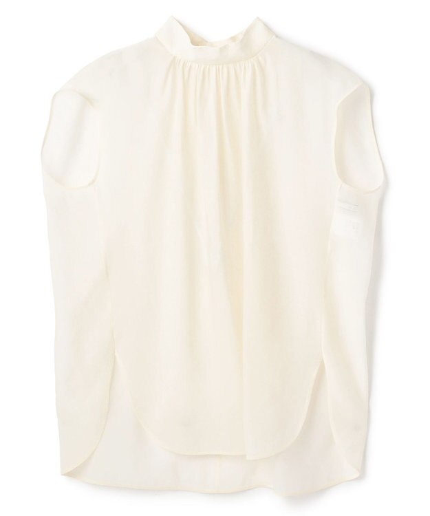 BEIGE， SERAPHIN / ライトシアー ハイネックブラウス Ecru