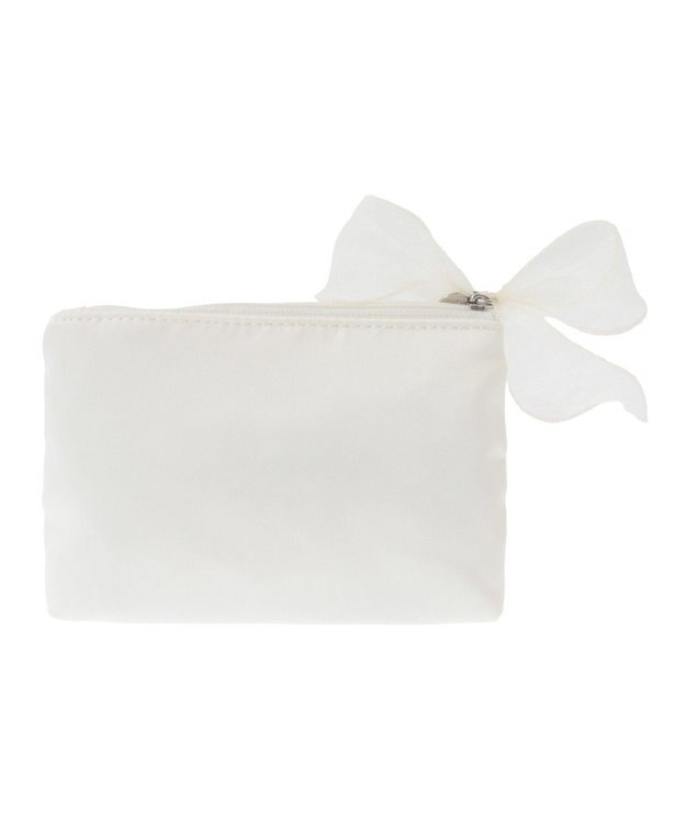 Maison de FLEUR シーシェルプリントポーチ Ivory