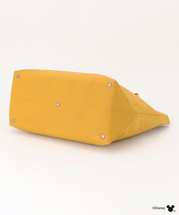 Y'SACCS 【Disney Collection】シルエットプリントトートバッグ　Mサイズ マスタード