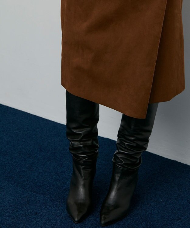 BEIGE， DANTON / フェイクスエードスカート Camel