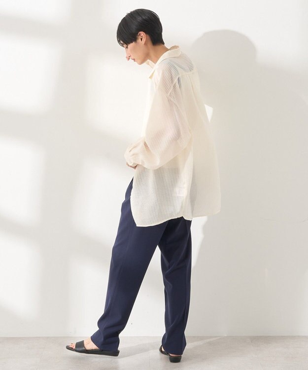 AMERICAN HOLIC 【接触冷感】イージーケアテーパードパンツ Navy