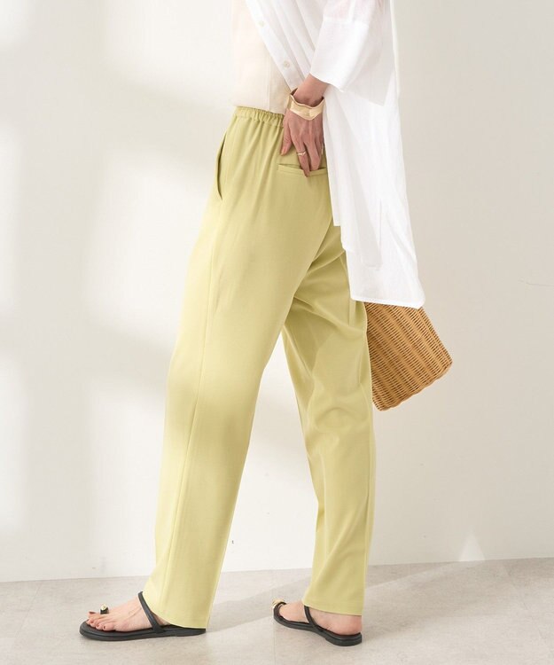 AMERICAN HOLIC 【接触冷感】イージーケアテーパードパンツ Pistachio