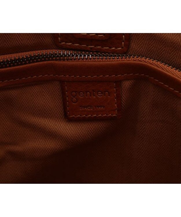 genten サステナブルカットワーク トートバッグ（大） チャ