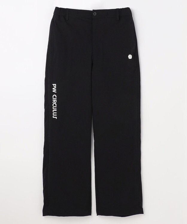 PW CIRCULUS 【花粉がつきにくい】【WOMEN】セミワイドパンツ ゴルフウェア レディース ブラック系