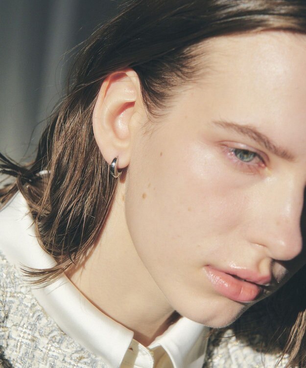 YECCA VECCA ステンレスワンタッチピアス Silver