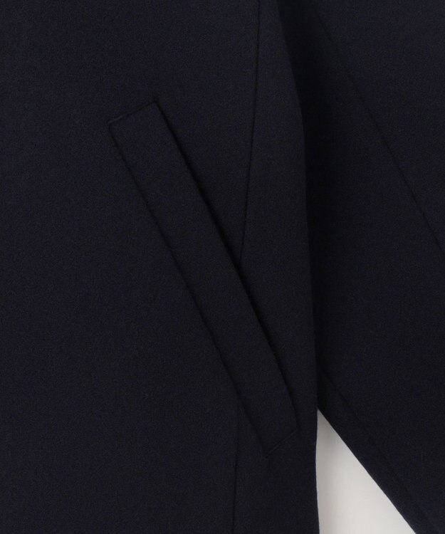 ANY SIS ウールライクドルマンショート コート ネイビー