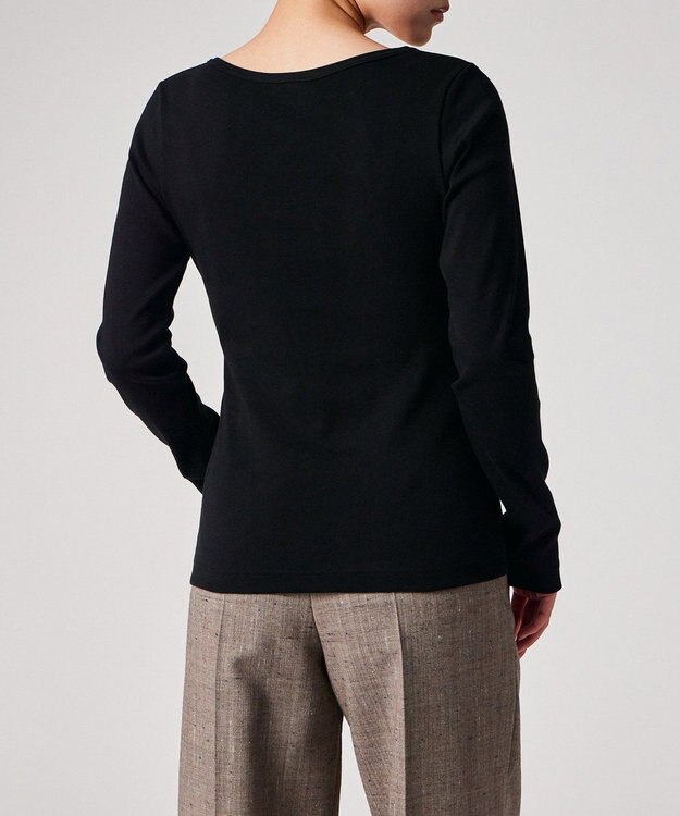 Paul Smith スクエアボタン 長袖カットソー ブラック