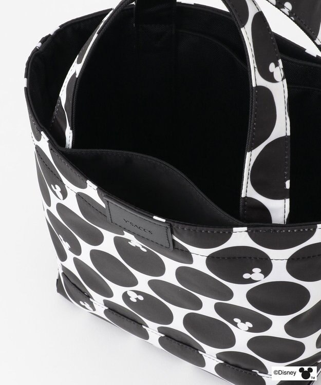 Y'SACCS 【Disney Collection】シルエットプリントトートバッグ　Sサイズ ブラック