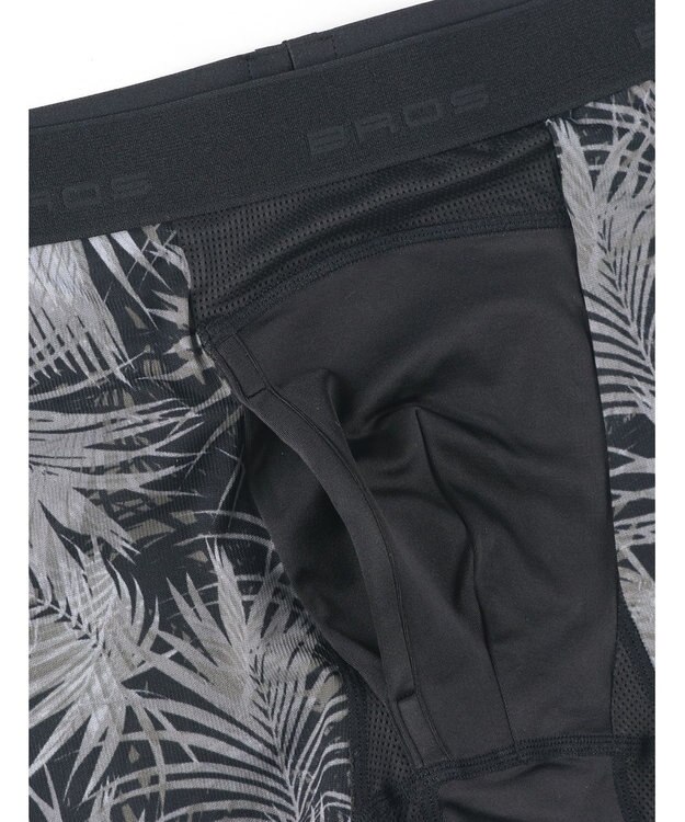 WACOAL MEN ボクサーパンツ【CROSSWALKER】はいて歩いてカロリー消費アップをめざそう！ムレ軽減設計 前開き スパッツ ロング丈 GX6007 /ブロス バイ ワコールメン ダークブラウン