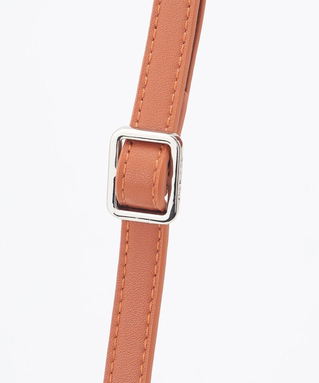 Y'SACCS 【大人のおしゃれ手帖11月号掲載】本上まなみ×Y'SACCS タックラウンドスマートポシェット ワイン