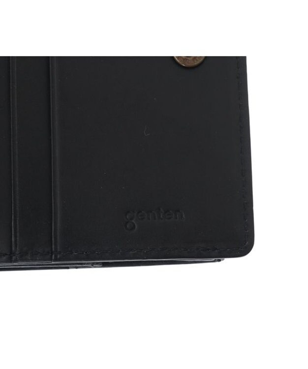 genten ミネルヴァ2 2つ折り財布外ボックス クロ