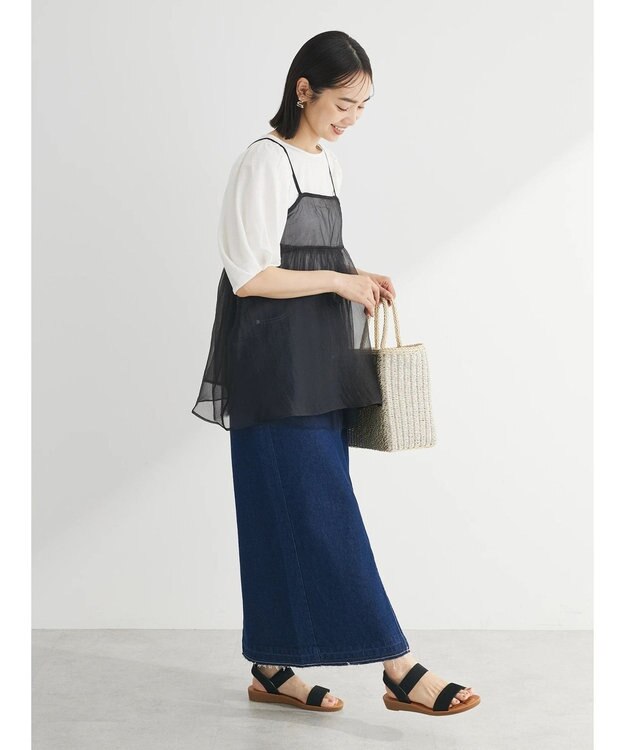 Green Parks 袖ボリュームカノコプルオーバー Off White